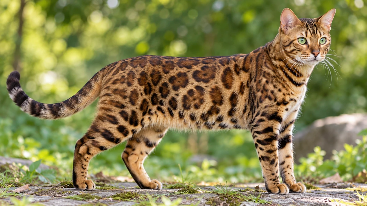 Bengal Kedisi kedi — kahverengi rosette