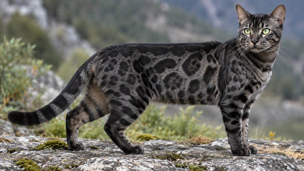 Bengal Kedisi kedi — charcoal rosette