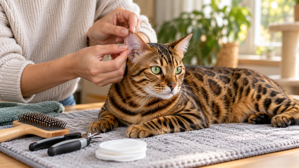 Bengal Kedisi kedi — bakım ve tımar